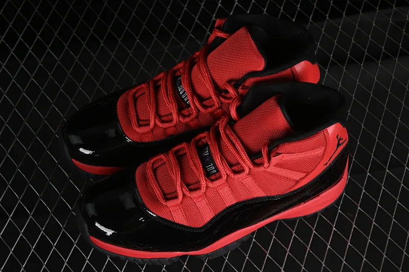 All categories Air Jordan Jordan series basketball shoes Air Jordan 11 Air Jordan 11 Retro AJ11 Joe 11 black and red high-top basketball shoes CT8012-600